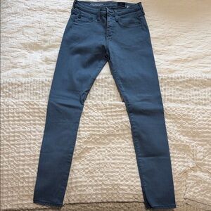 AG Adriano Goldschmied Women's Blue Skinny Jeans